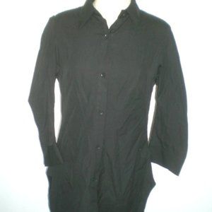 Yohji Yamamoto BLACK SHIRT DRESS 3 L Art to wear